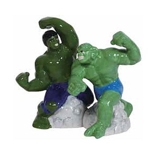 Incredible Hulk vs. Abomination Salt and Pepper Shaker Set
